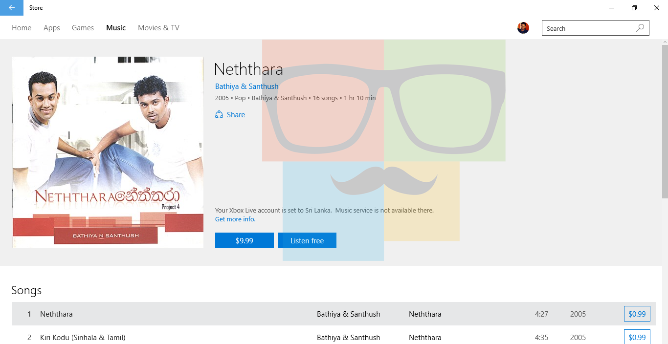 Windows_store_Sinhala_Songs_4
