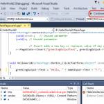 cVS visual studio update