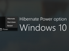 Hibernate power option